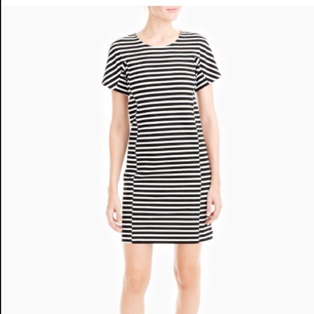 J. Crew Striped T Shirt Dress